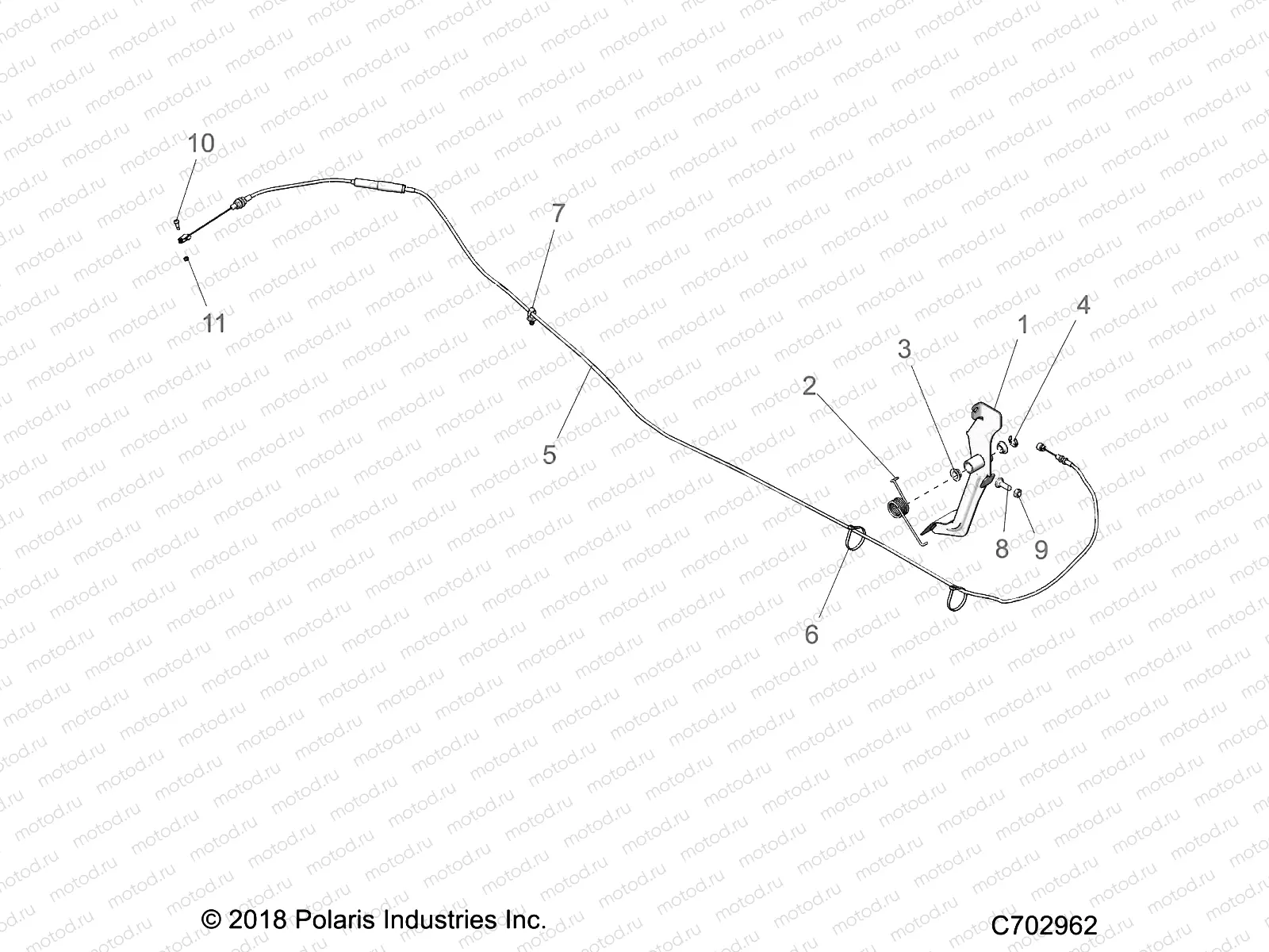 ENGINE | ENGINE, THROTTLE PEDAL AND CABLE - D22P2AD4B4/ED4B4/FD4B4/GD4B4 (C702962)