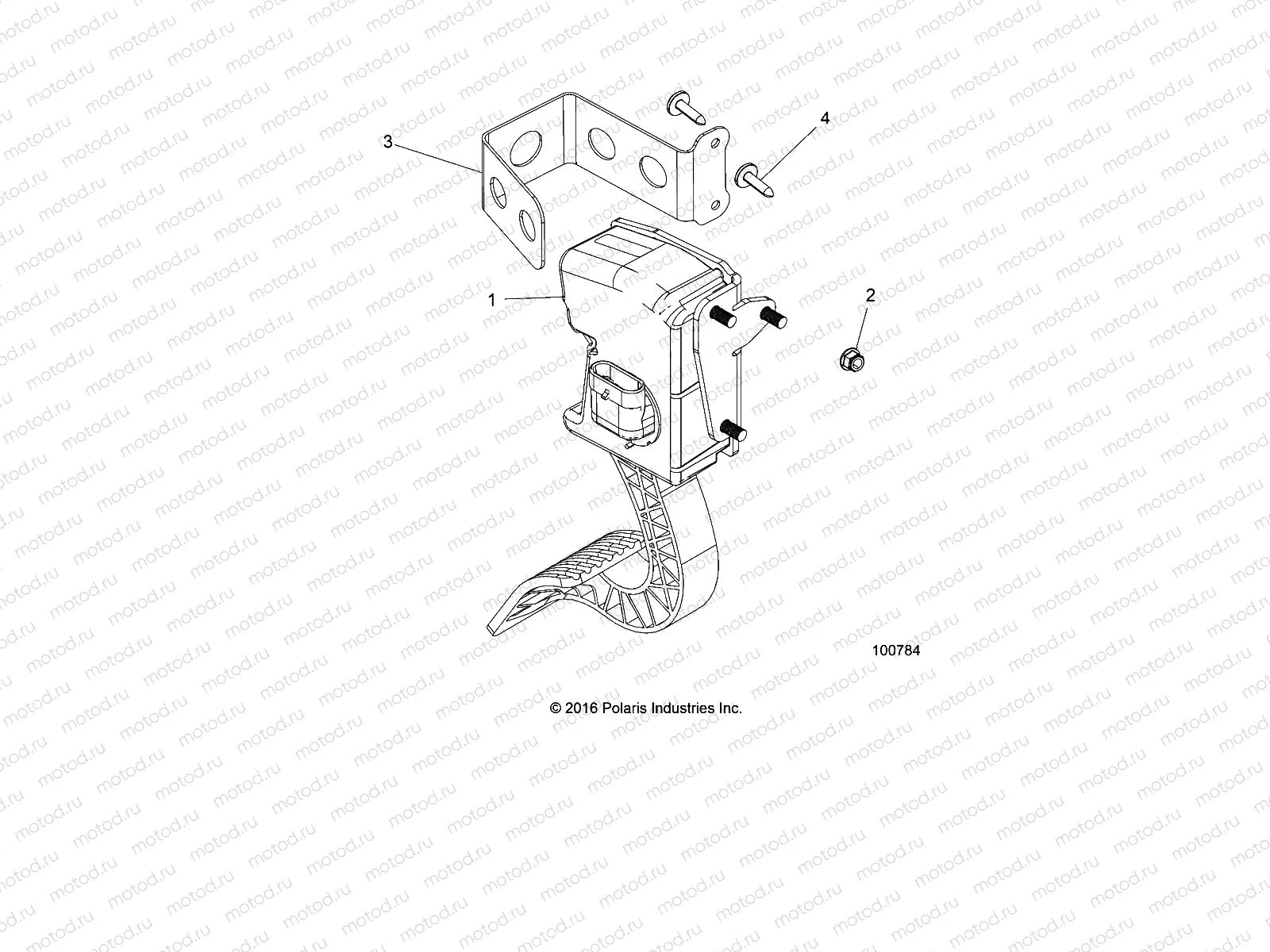 ENGINE | ENGINE, THROTTLE PEDAL AND MOUNT - A18HAA15B7/B2 (100784)