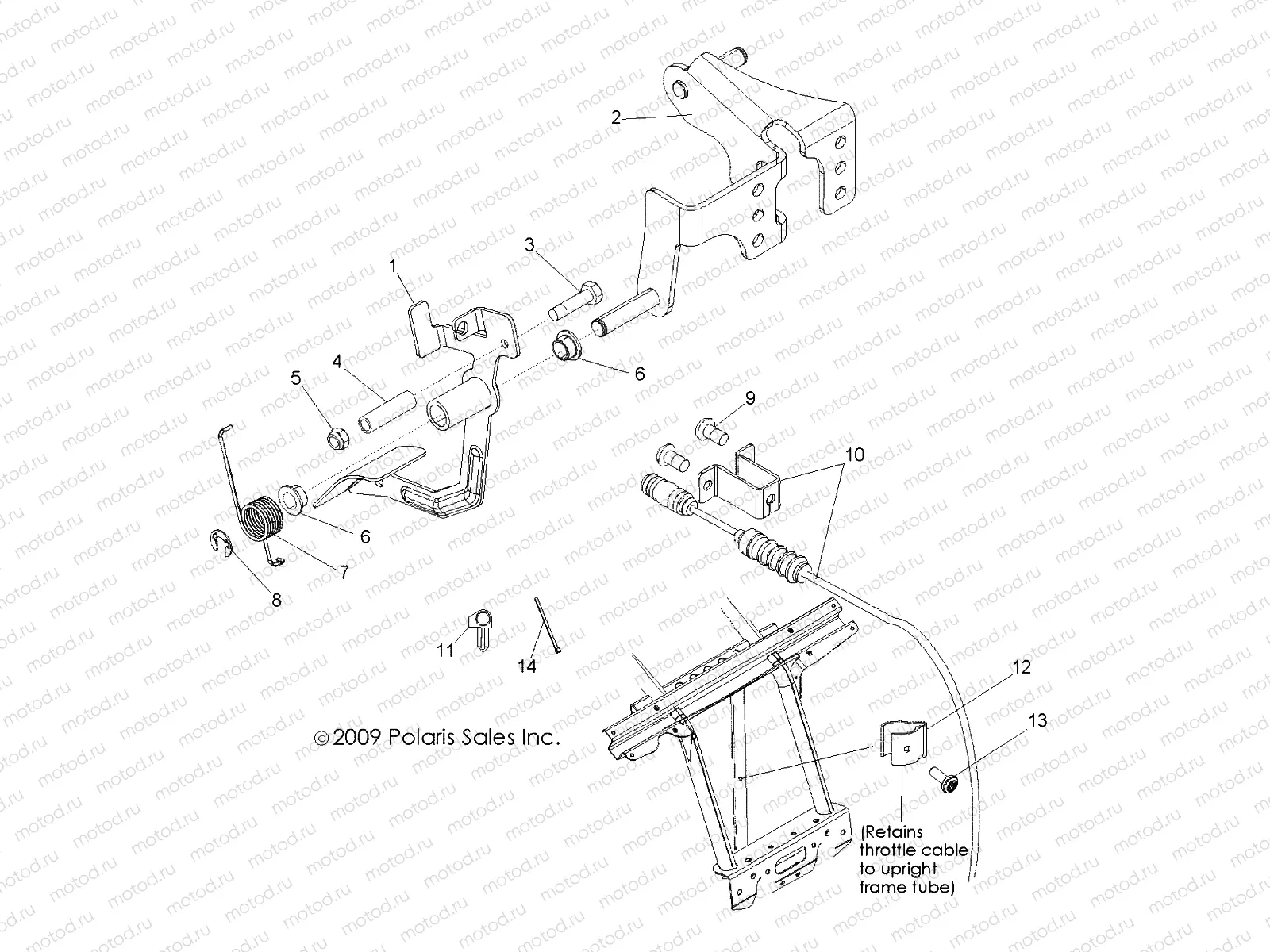ENGINE | ENGINE, THROTTLE PEDAL - R10XH76AA (49RGRTHROTTLEPEDAL10RZRS4)