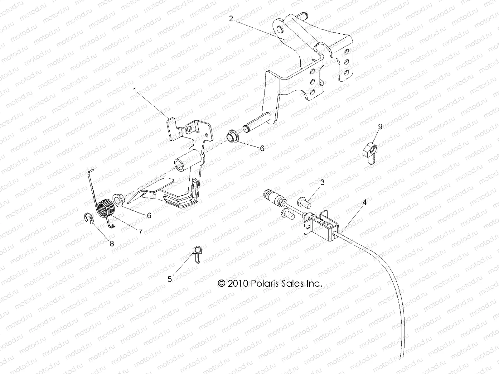 ENGINE | ENGINE, THROTTLE PEDAL - R11JH87AA/AD (49RGRTHROTTLEPEDAL11RZR875)