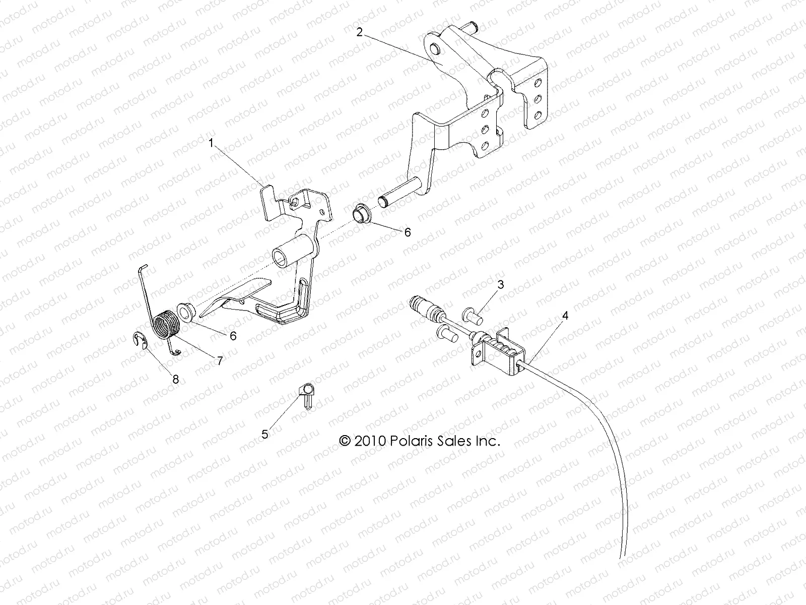 ENGINE | ENGINE, THROTTLE PEDAL - R11XH76AW/AZ/XY76AA (49RGRTHROTTLEPEDAL11RZRS)