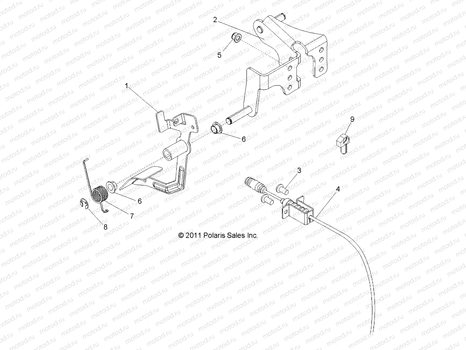 ENGINE | ENGINE, THROTTLE PEDAL - R12JT9EFX (49RGRTHROTTLEPEDAL12RZRXPI)
