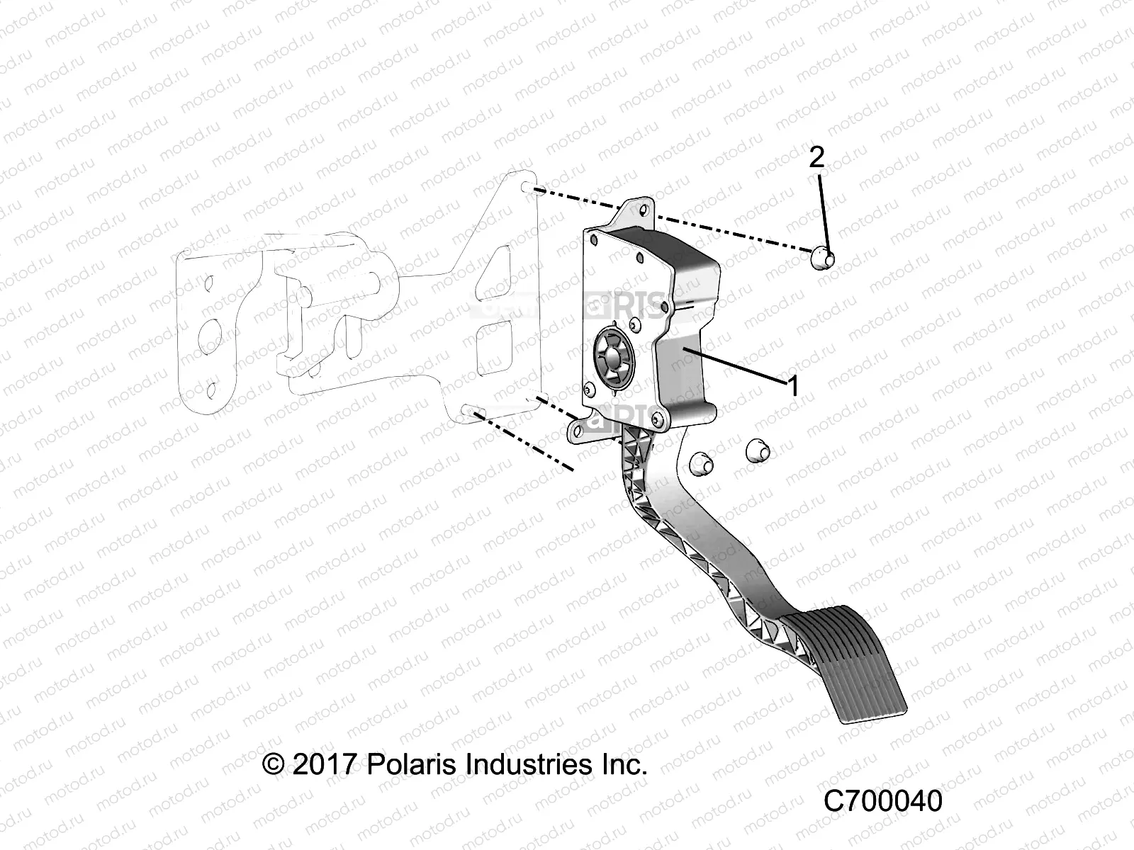 ENGINE | ENGINE, THROTTLE PEDAL - R21RSU99A9/AC/AP/AW/B9/BC/BP/BW (C700040)