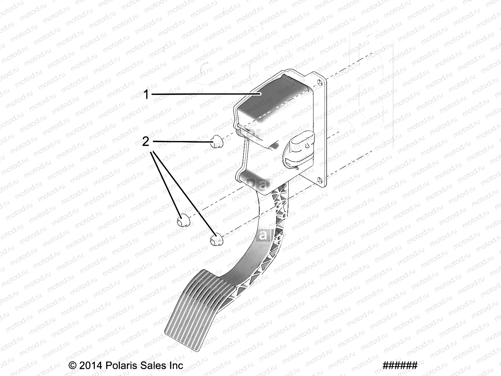 ENGINE | ENGINE, THROTTLE PEDAL - Z14ST1EAM/EAW/EAK/EAN/EFW (J00001)