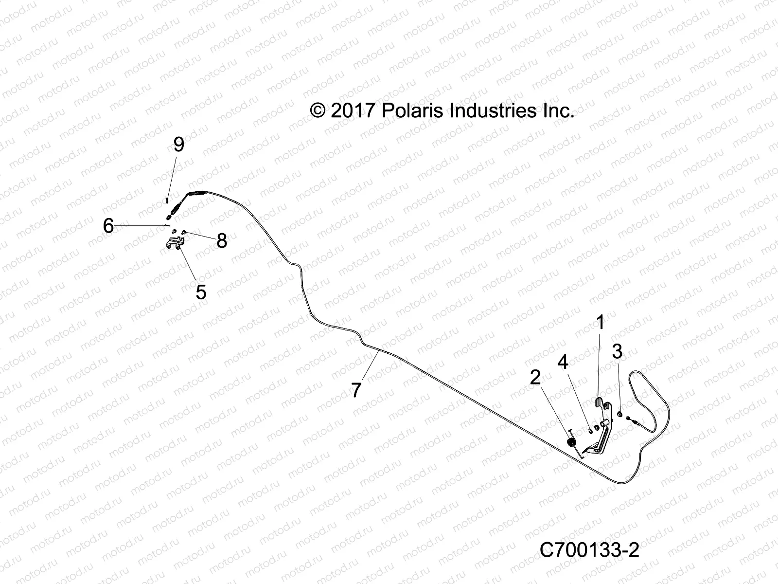 ENGINE | ENGINE, THROTTLE PEDAL/CABLE - R18RVAD1N1 (C700133-2)