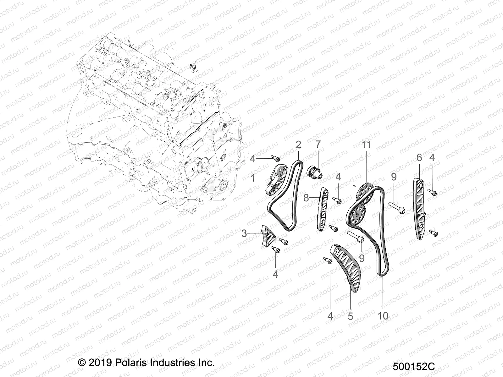 ENGINE | ENGINE, TIMING CHAIN AND RELATED - T20AARGB ALL OPTIONS (500152C)