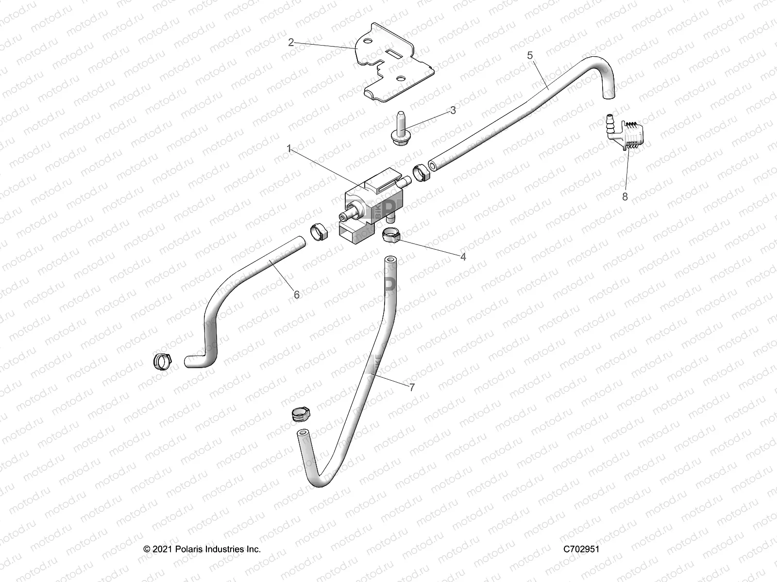 ENGINE | ENGINE, TURBO BOOST VALVE - Z23G4E92AL/BL (C702951)