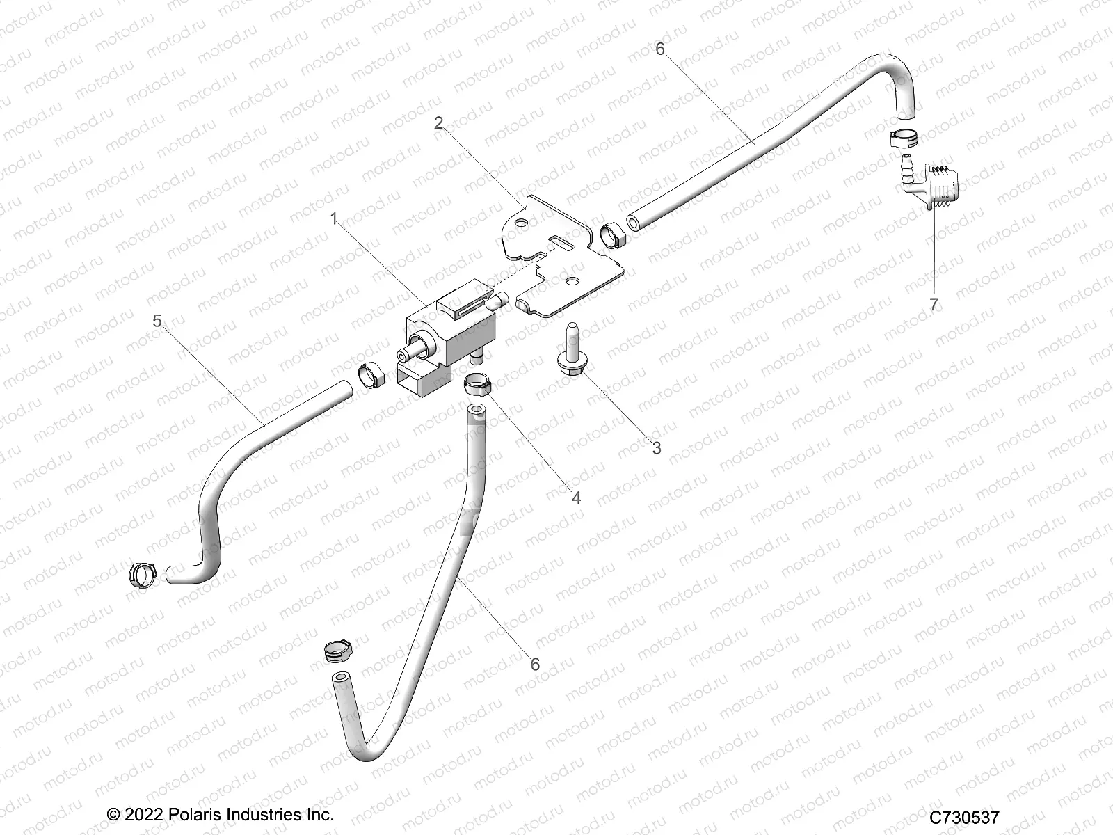 ENGINE | ENGINE, TURBO BOOST VALVE - Z23R4E92A/92B (C730537)