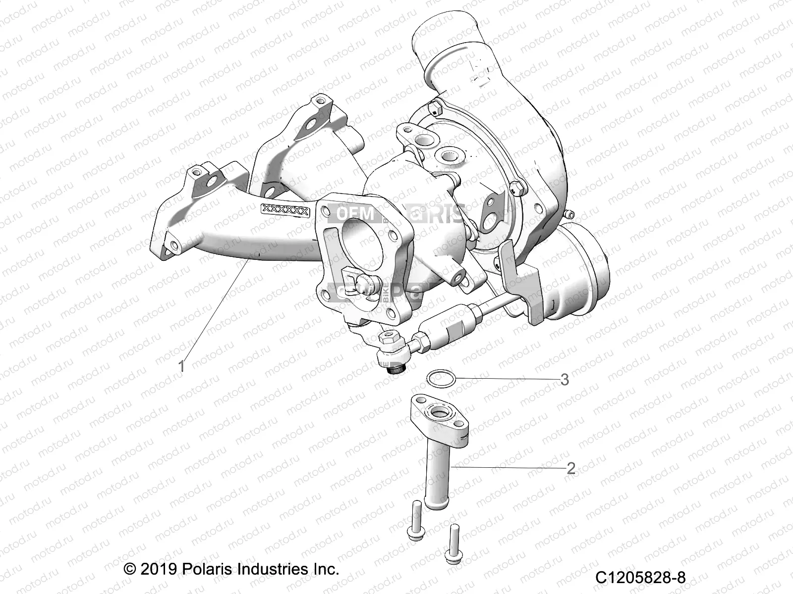 ENGINE | ENGINE, TURBO CHARGER - Z21RAU92AN/BN (C1205828-8)