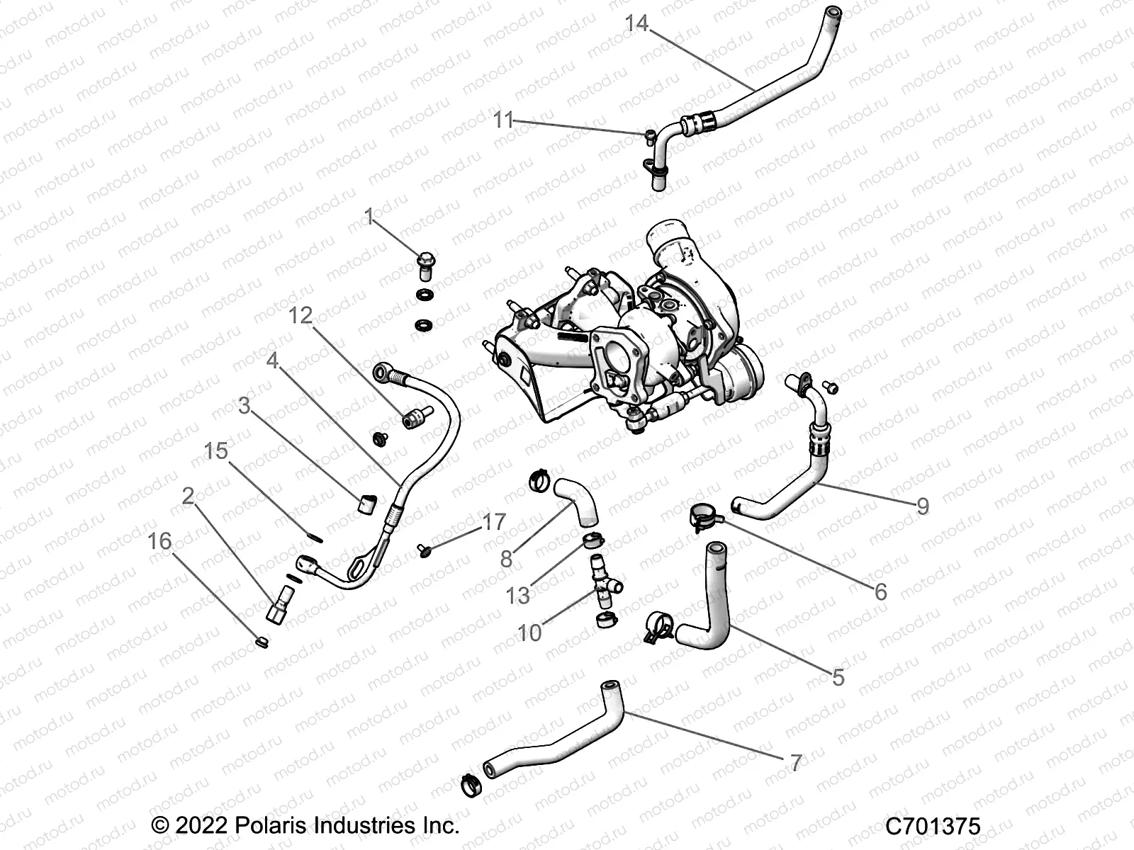 ENGINE | ENGINE, TURBO, COOLING AND OIL - Z23R4B92AK/BK (C1205828-6)
