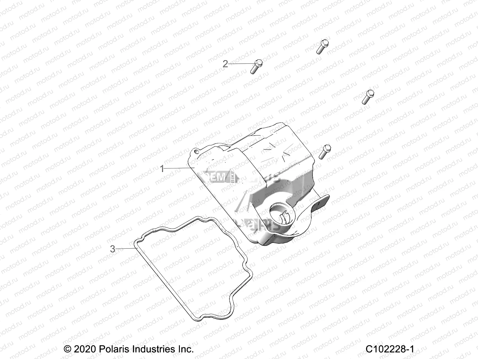 ENGINE | ENGINE, VALVE COVER - A23SEA50B1/B3 (C102228-1)