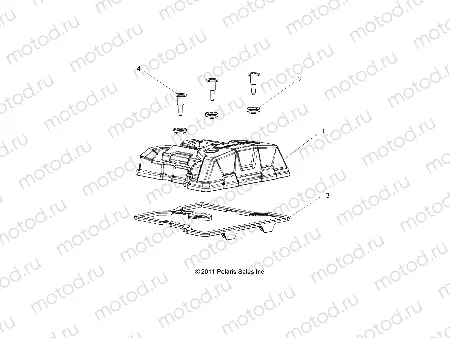 ENGINE | ENGINE, VALVE COVER - D22M2A57B4/G57B4 (49RGRVALVE12RZR570)