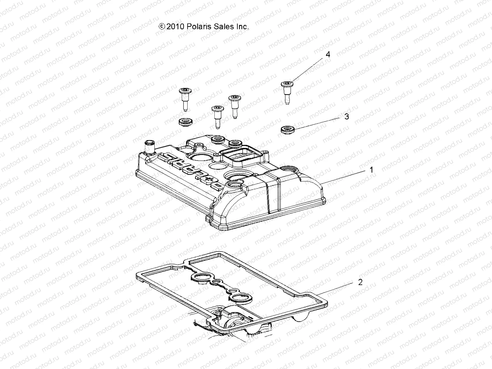 ENGINE | ENGINE, VALVE COVER - R11JH87AA/AD (49RGRVALVE11RZR875)