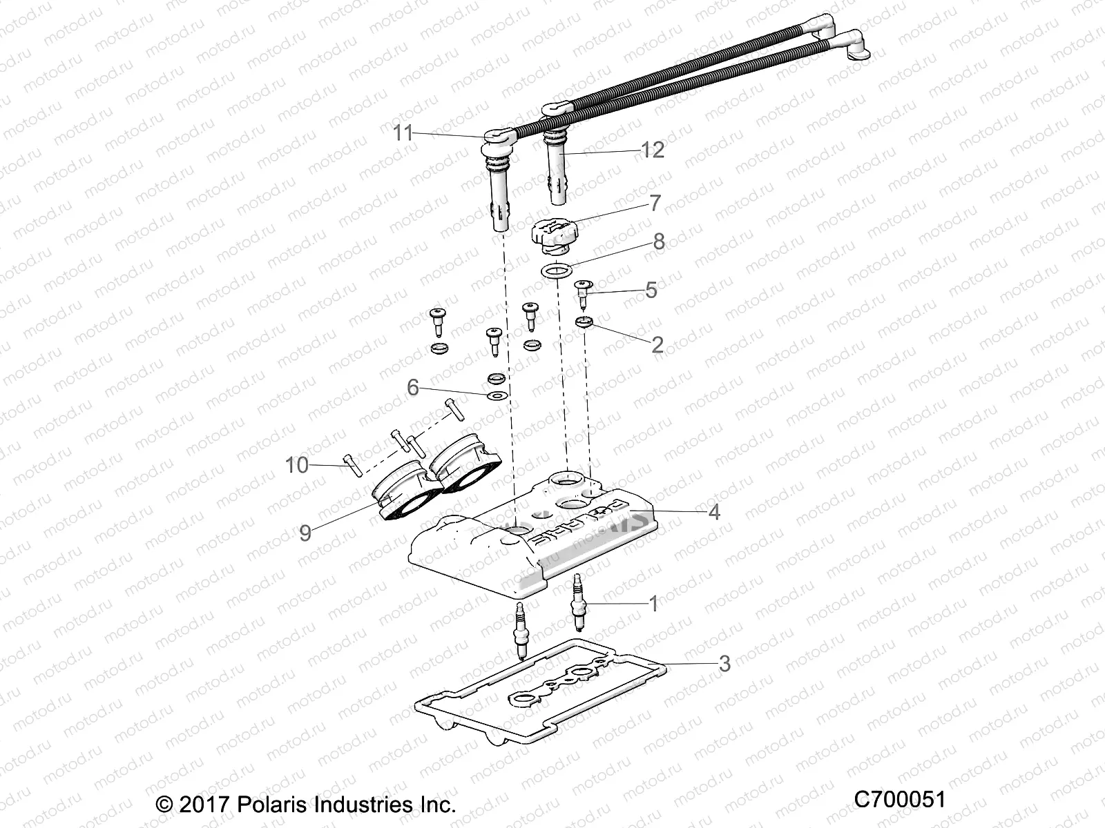ENGINE | ENGINE, VALVE COVER, THROTTLE BODY ADAPTOR & SPARK PLUGS - G23GXE99A/99B (C700051)