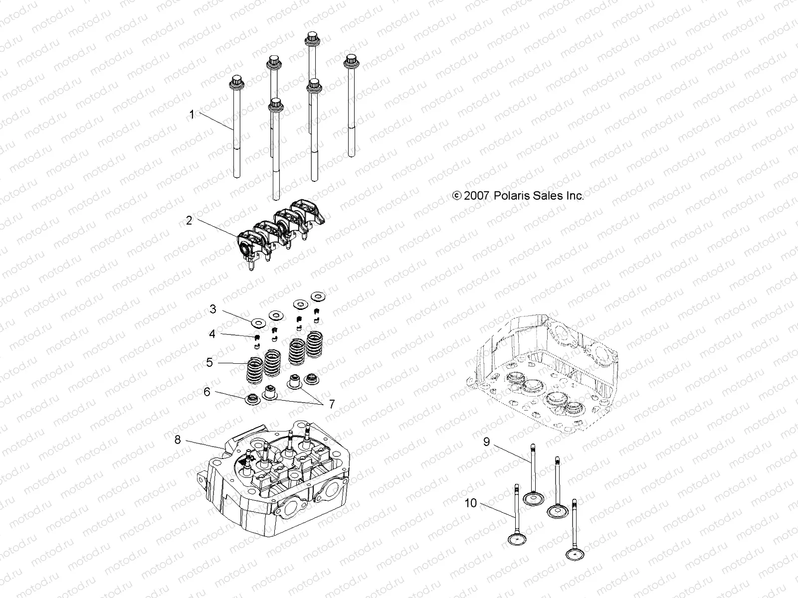 ENGINE | ENGINE, VALVES - A08TN68AX/AZ (49ATVAIRINTAKE08SPX27)