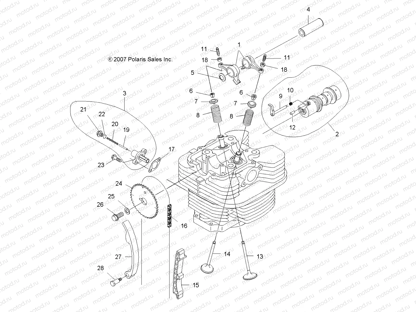 ENGINE | ENGINE, VALVES and CAMSHAFT - A09CA32AA (49ATVCAMSHAFT08TB)