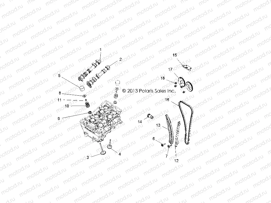 ENGINE | ENGINE, VALVES and CAMSHAFTS - Z14JT9EFX (49RGRVALVECAM14RZR9004)