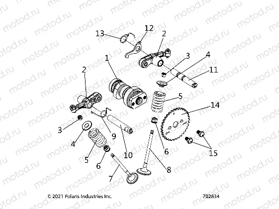 ENGINE | ENGINE, VALVETRAIN - Z21HCB18B2 (702834)
