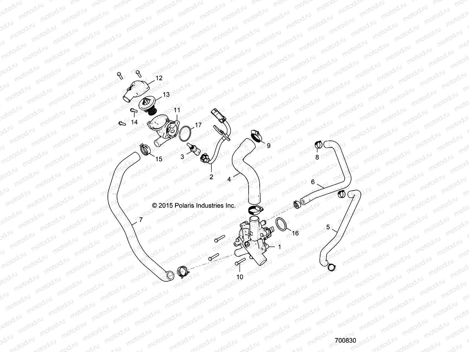 ENGINE | ENGINE, WATERPUMP AND BYPASS - G20GAE99F2/EFS/BFM/BCM/SFS/SC2 (700830)