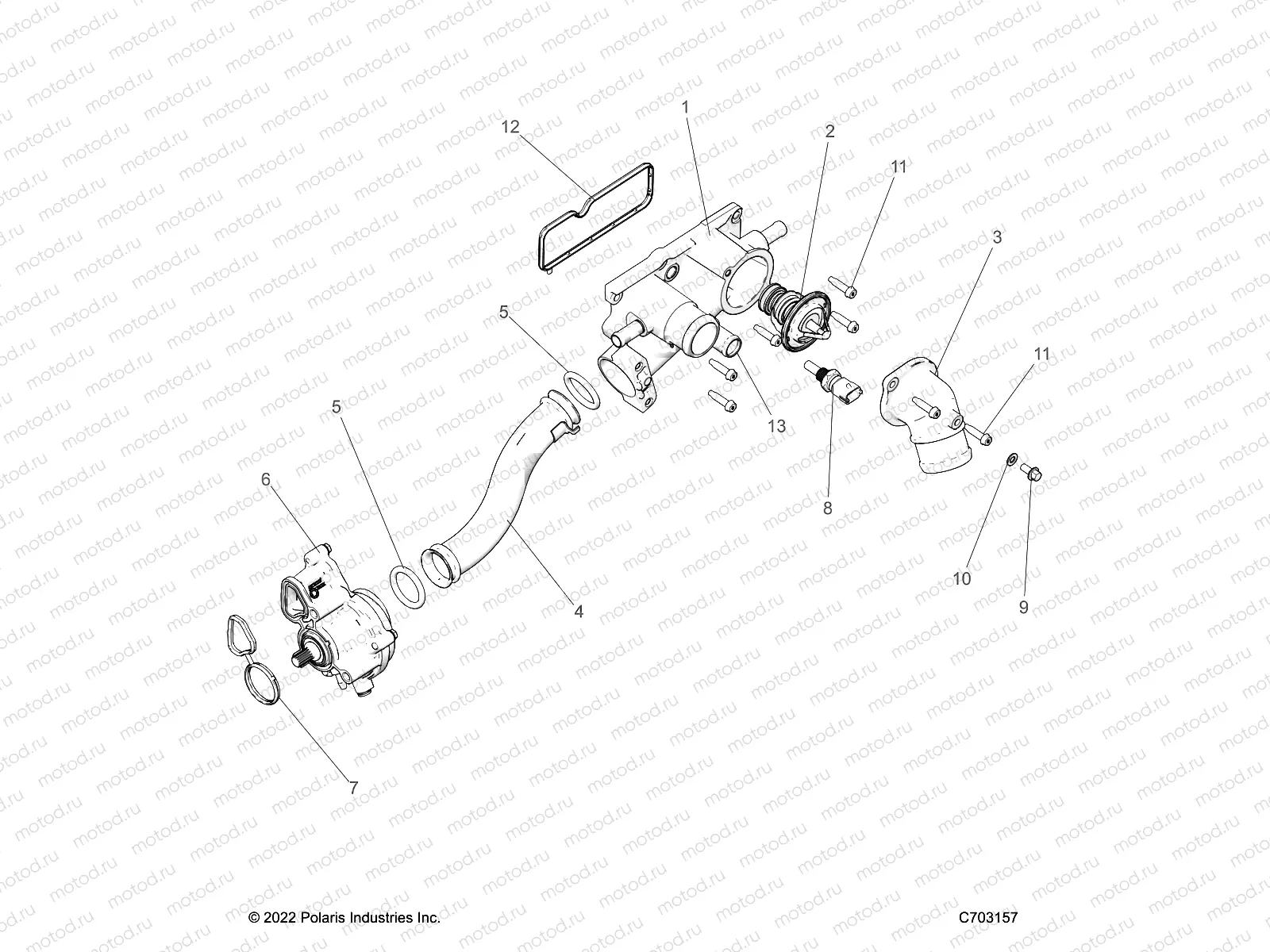 ENGINE | ENGINE, WATERPUMP AND RELATED - Z23RMD2KAK/AJ/BK/BJ (C703157)