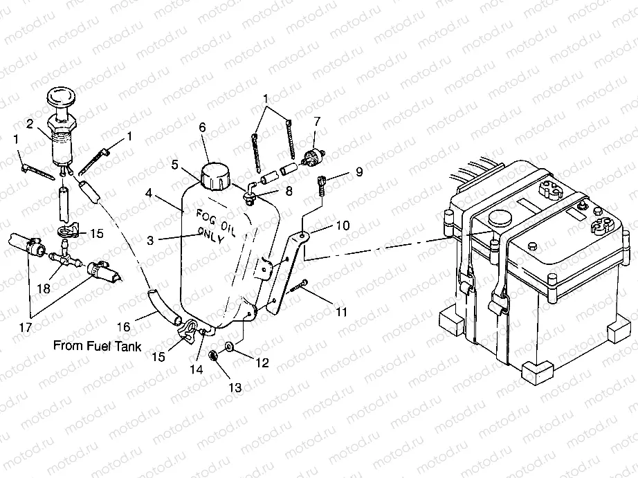 ENGINE FOGGING SYSTEM  Intl. HURRICANE I964466 (4935733573B013) | ENGINE FOGGING SYSTEM  Intl. HURRICANE I964466 (4935733573B013)