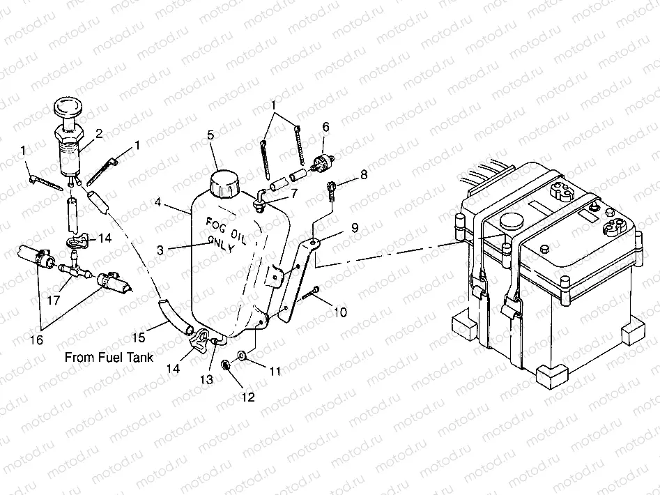 ENGINE FOGGING SYSTEM (INTL.) Intl. HURRICANE I974473 (4941044104B013) | ENGINE FOGGING SYSTEM (INTL.) Intl. HURRICANE I974473 (4941044104B013)