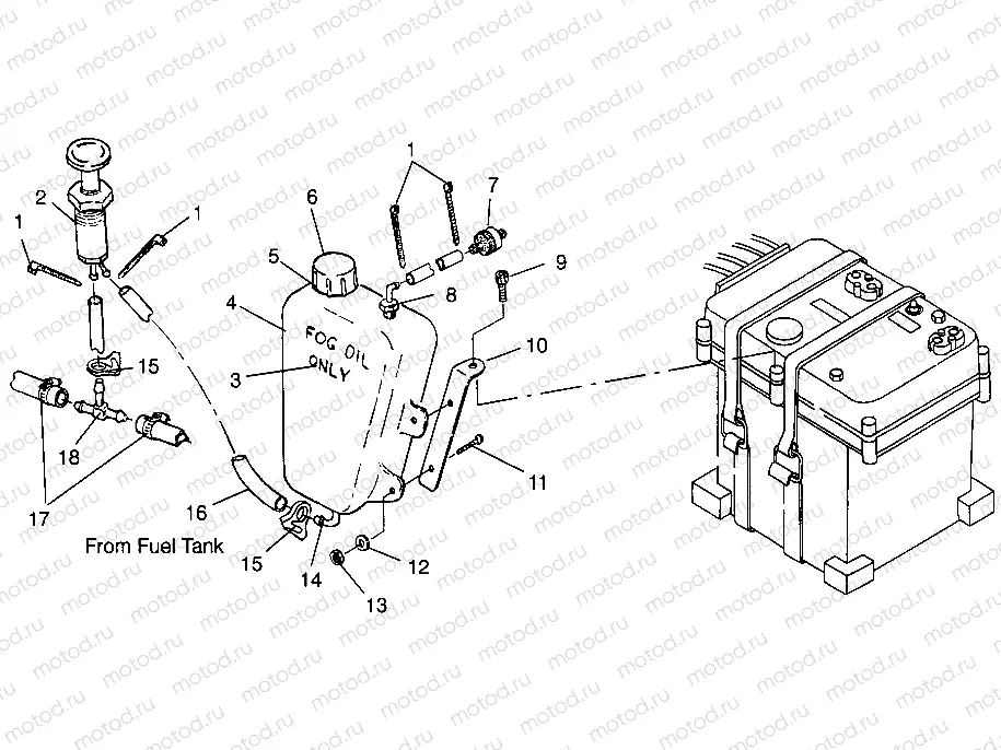 ENGINE FOGGING SYSTEM  Intl. SLX 780 I964287 (4937443744B014) | ENGINE FOGGING SYSTEM  Intl. SLX 780 I964287 (4937443744B014)