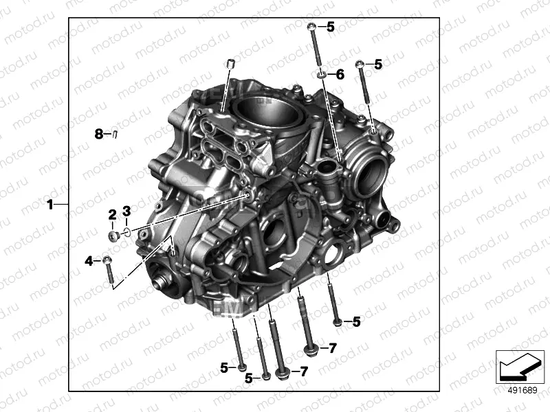 ENGINE HOUSING MOUNTING PARTS