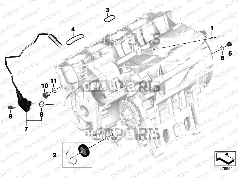 ENGINE HOUSING MOUNTING PARTS