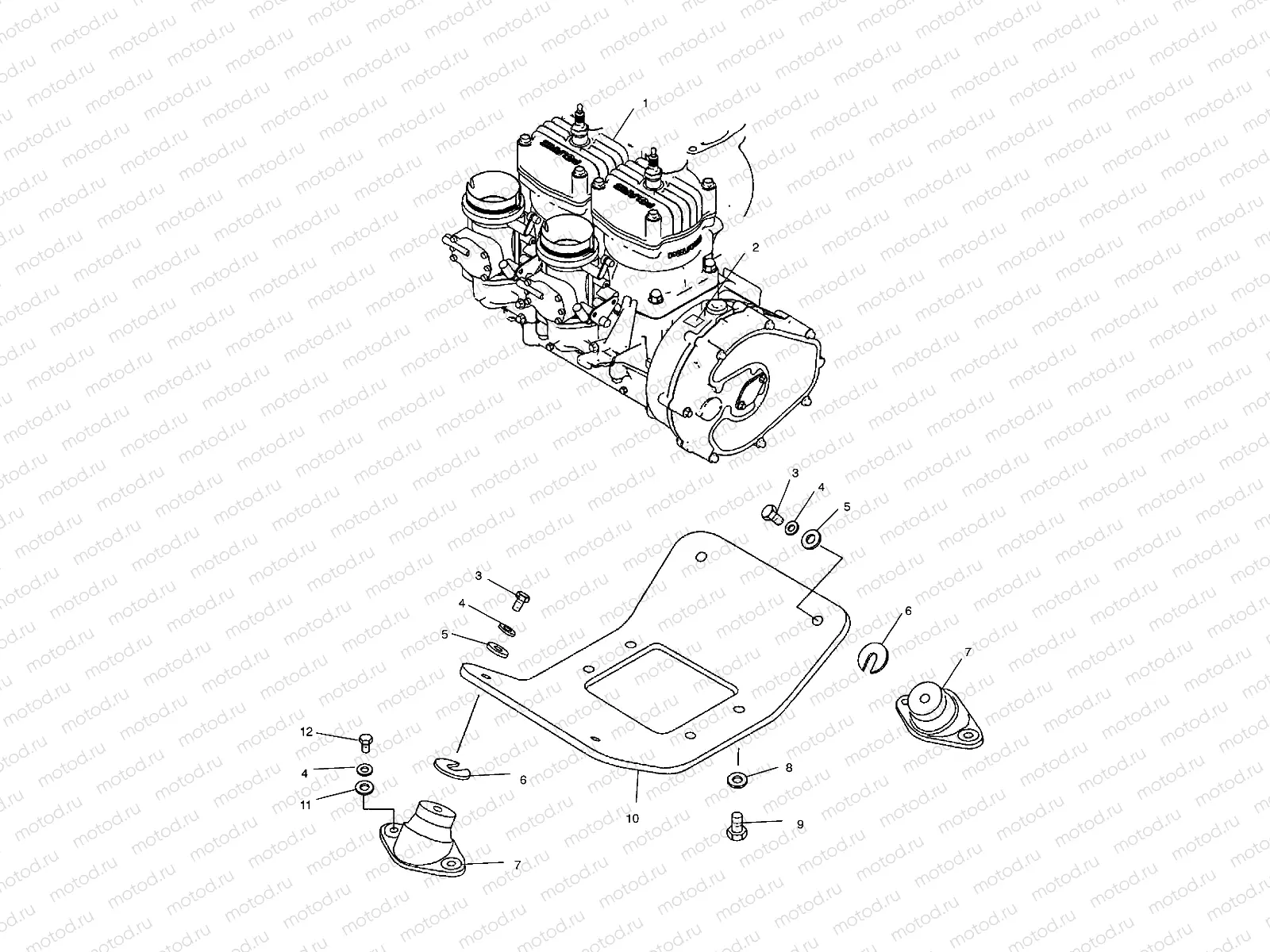 ENGINE MOUNT - W035402DA (4981108110A13) | ENGINE MOUNT - W035402DA (4981108110A13)