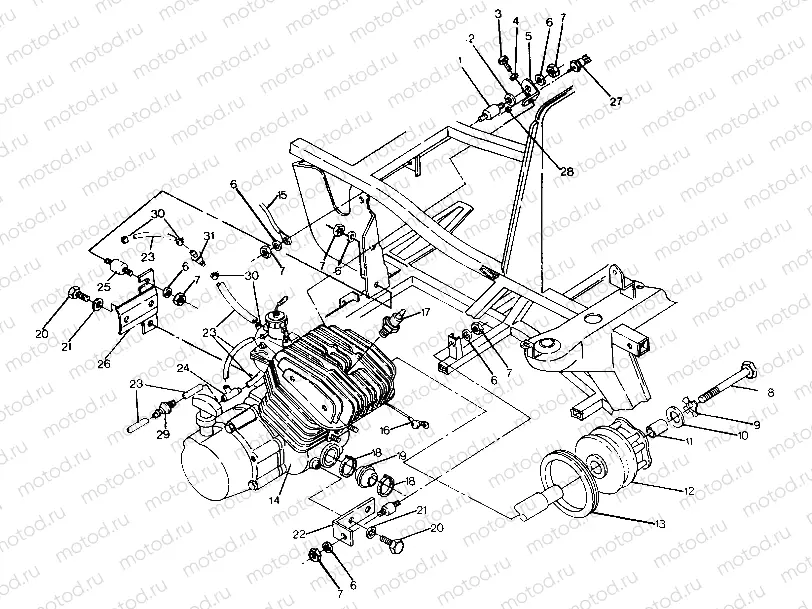 ENGINE MOUNTING 250 4x6 / W928627 (4922902290006A) | ENGINE MOUNTING 250 4x6 / W928627 (4922902290006A)