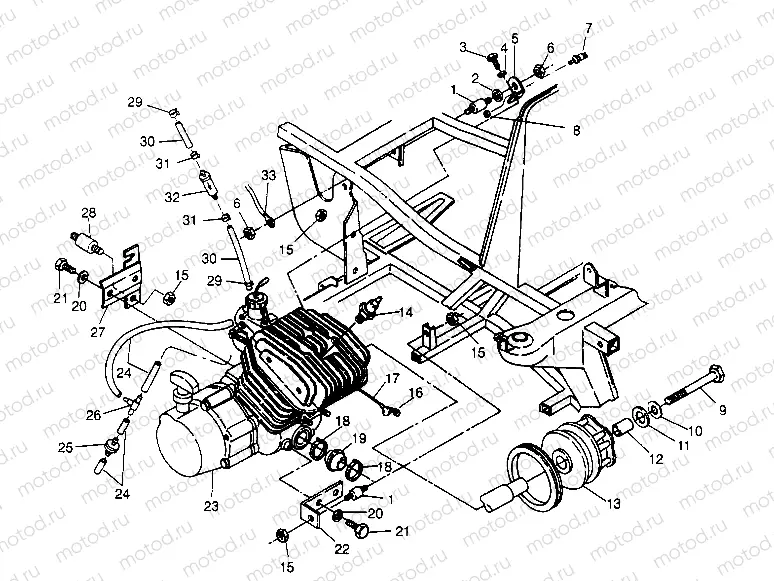 ENGINE MOUNTING 2x4 300 W947530 (4926742674A008) | ENGINE MOUNTING 2x4 300 W947530 (4926742674A008)
