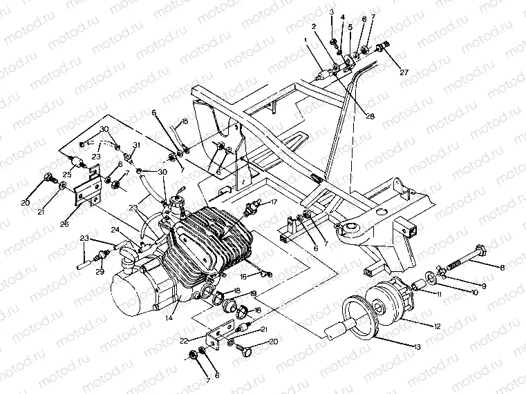 Engine Mounting (4916361636006A) | Engine Mounting (4916361636006A)