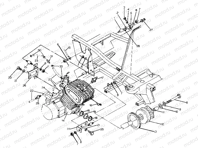 Engine Mounting (4917741774006A) | Engine Mounting (4917741774006A)
