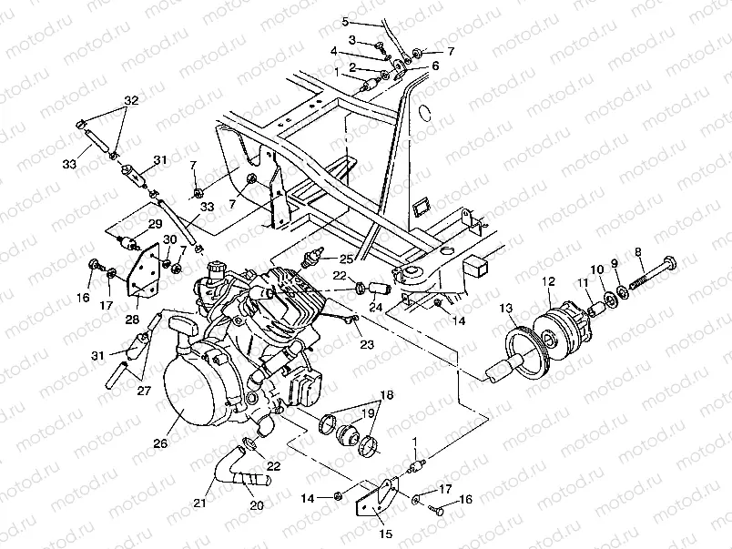 ENGINE MOUNTING 4X4 350L W938139 (4924052405004A) | ENGINE MOUNTING 4X4 350L W938139 (4924052405004A)