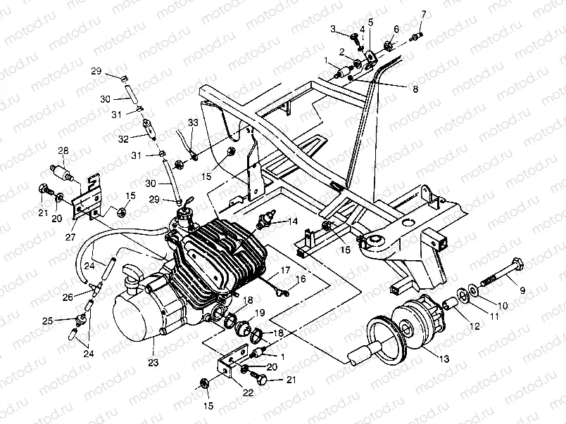 ENGINE MOUNTING 6x6 300 W948730 (4926792679A009) | ENGINE MOUNTING 6x6 300 W948730 (4926792679A009)