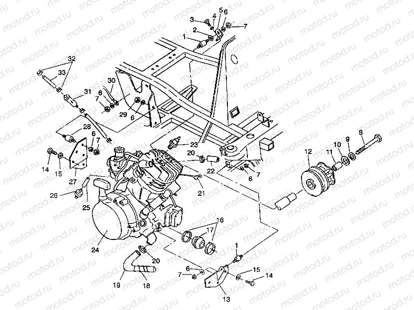 ENGINE MOUNTING 6X6 350L W938739 (4924062406005A) | ENGINE MOUNTING 6X6 350L W938739 (4924062406005A)