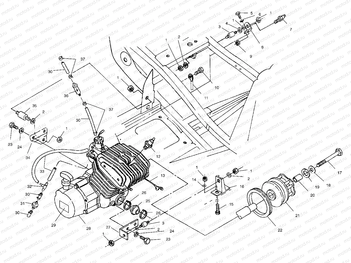 ENGINE MOUNTING - A00AG25CA (4954865486A009) | ENGINE MOUNTING - A00AG25CA (4954865486A009)
