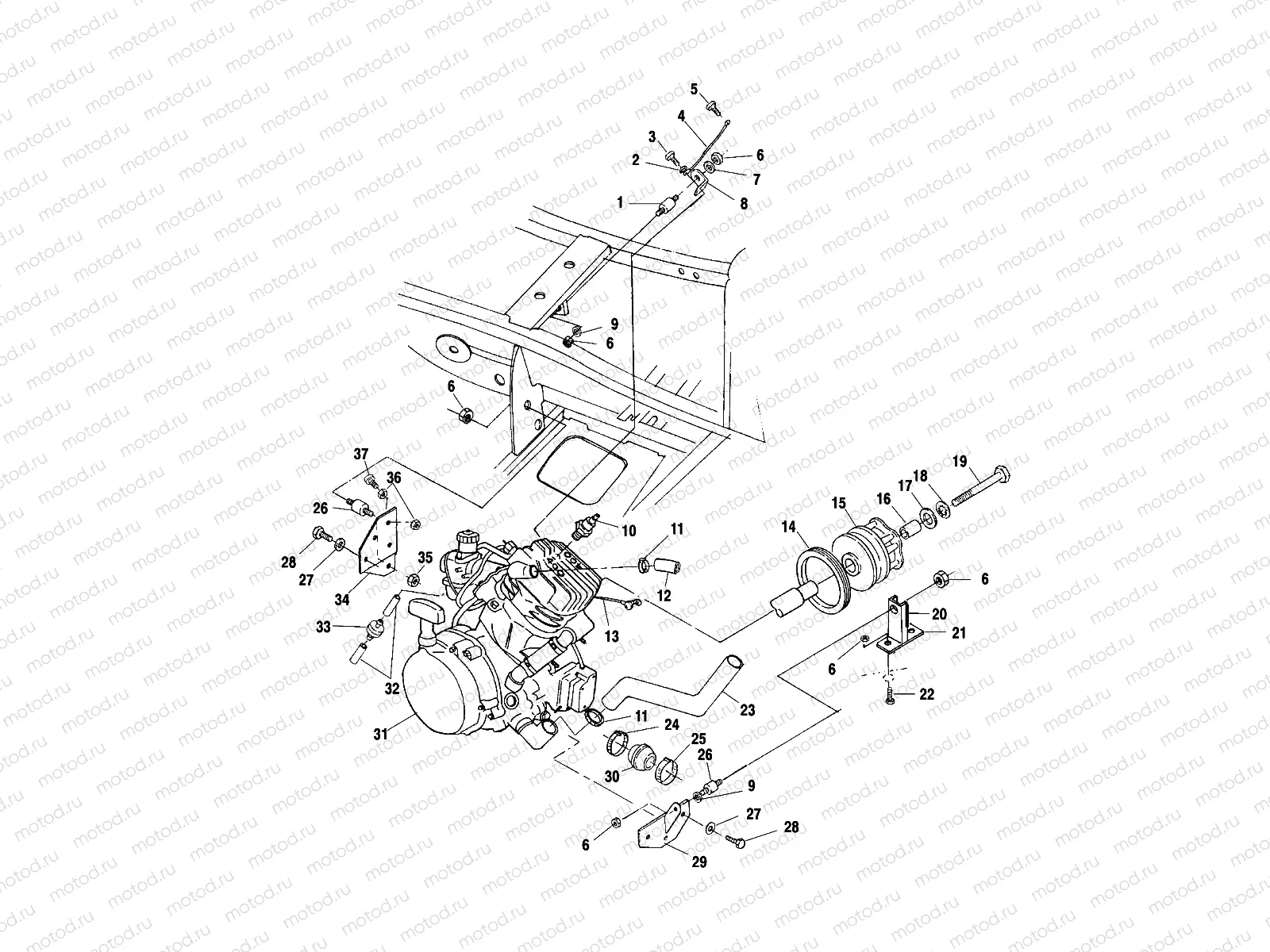ENGINE MOUNTING - A00BG38CA (4954845484A009) | ENGINE MOUNTING - A00BG38CA (4954845484A009)