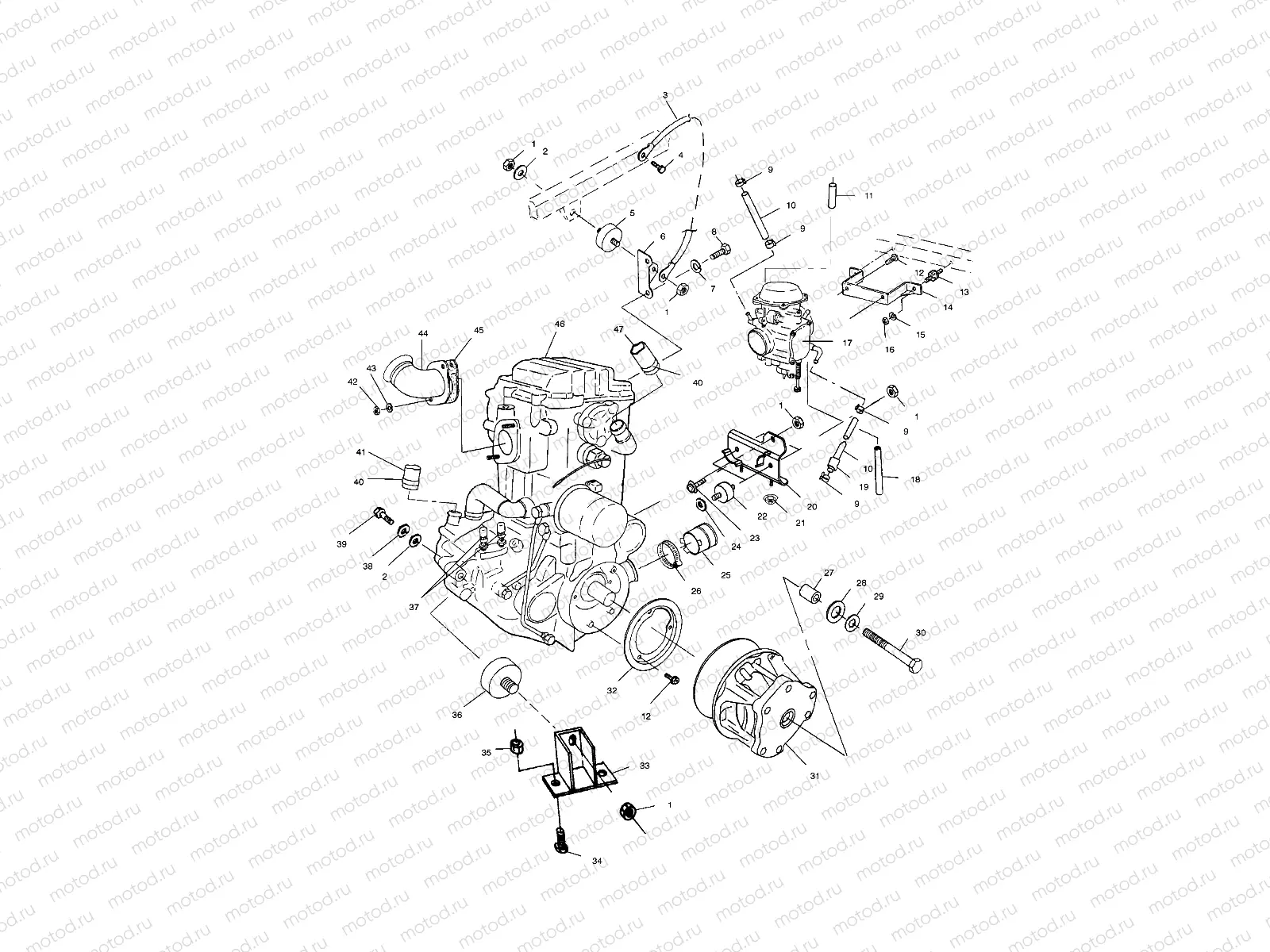 ENGINE MOUNTING - A00BG50AA (4954855485A011) | ENGINE MOUNTING - A00BG50AA (4954855485A011)