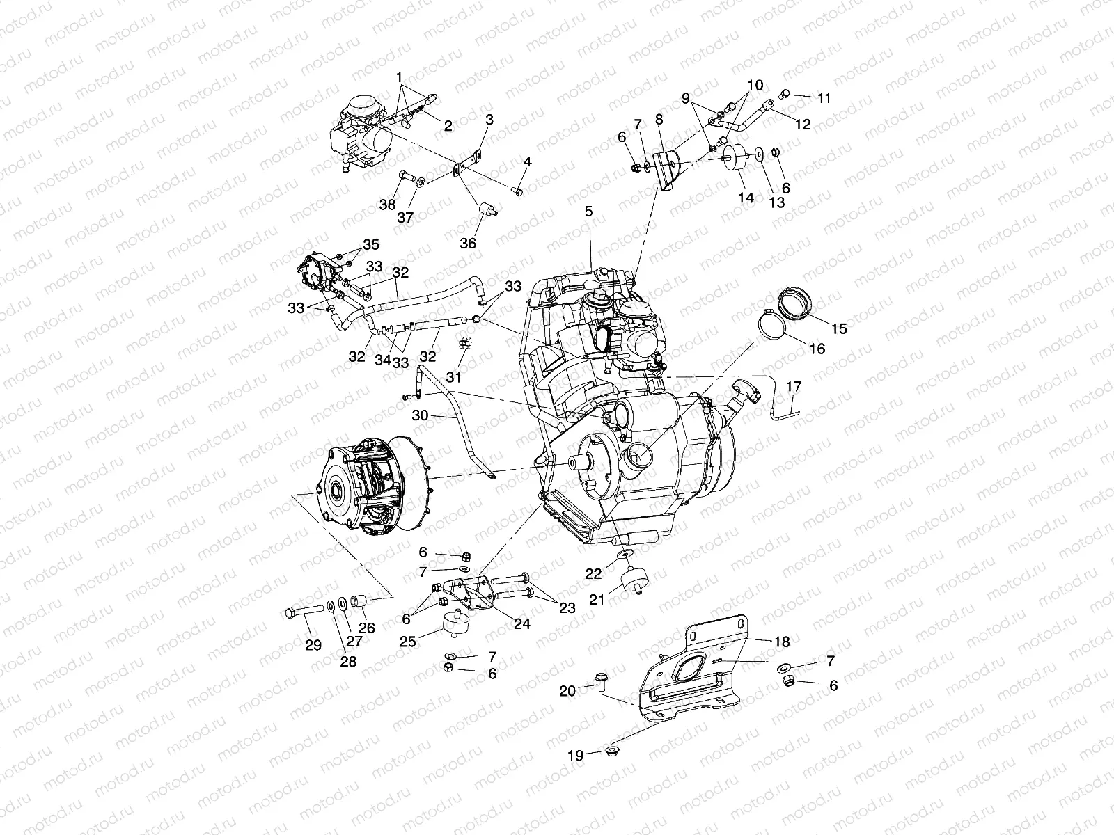 ENGINE MOUNTING - A00CB32AA (4949354935A013) | ENGINE MOUNTING - A00CB32AA (4949354935A013)