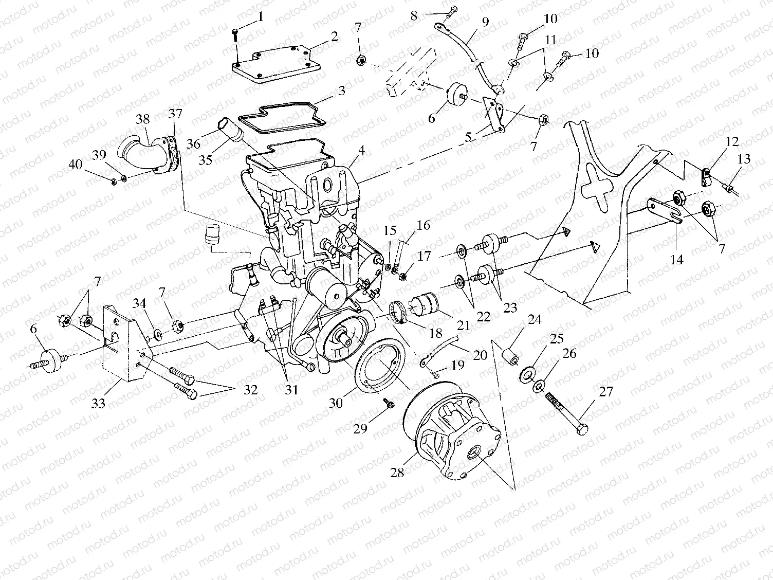 ENGINE MOUNTING - A00CH46CA (4954785478A012) | ENGINE MOUNTING - A00CH46CA (4954785478A012)