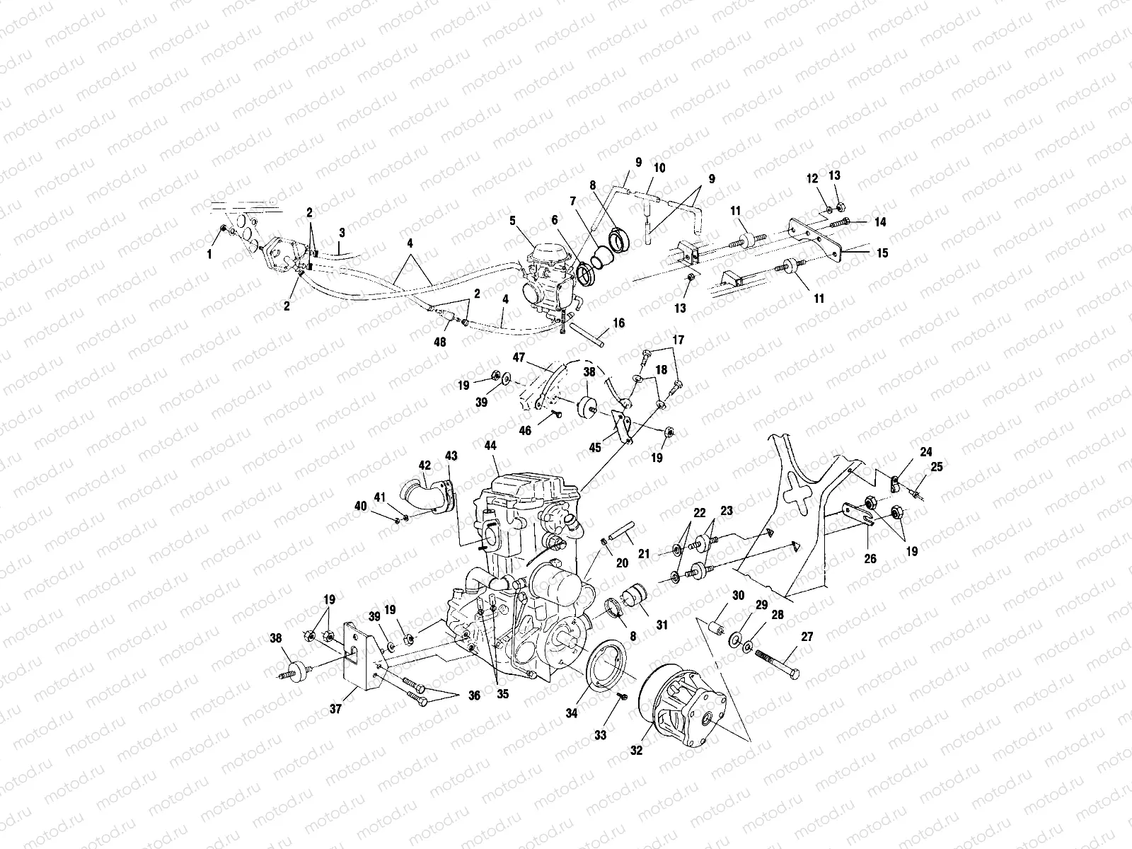 ENGINE MOUNTING - A00CH50AA (4954805480B001) | ENGINE MOUNTING - A00CH50AA (4954805480B001)