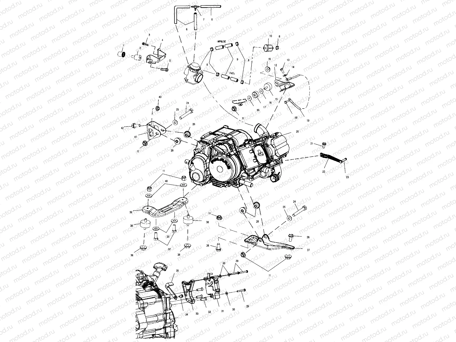 ENGINE MOUNTING - A00CK42AA (4949304930A013) | ENGINE MOUNTING - A00CK42AA (4949304930A013)