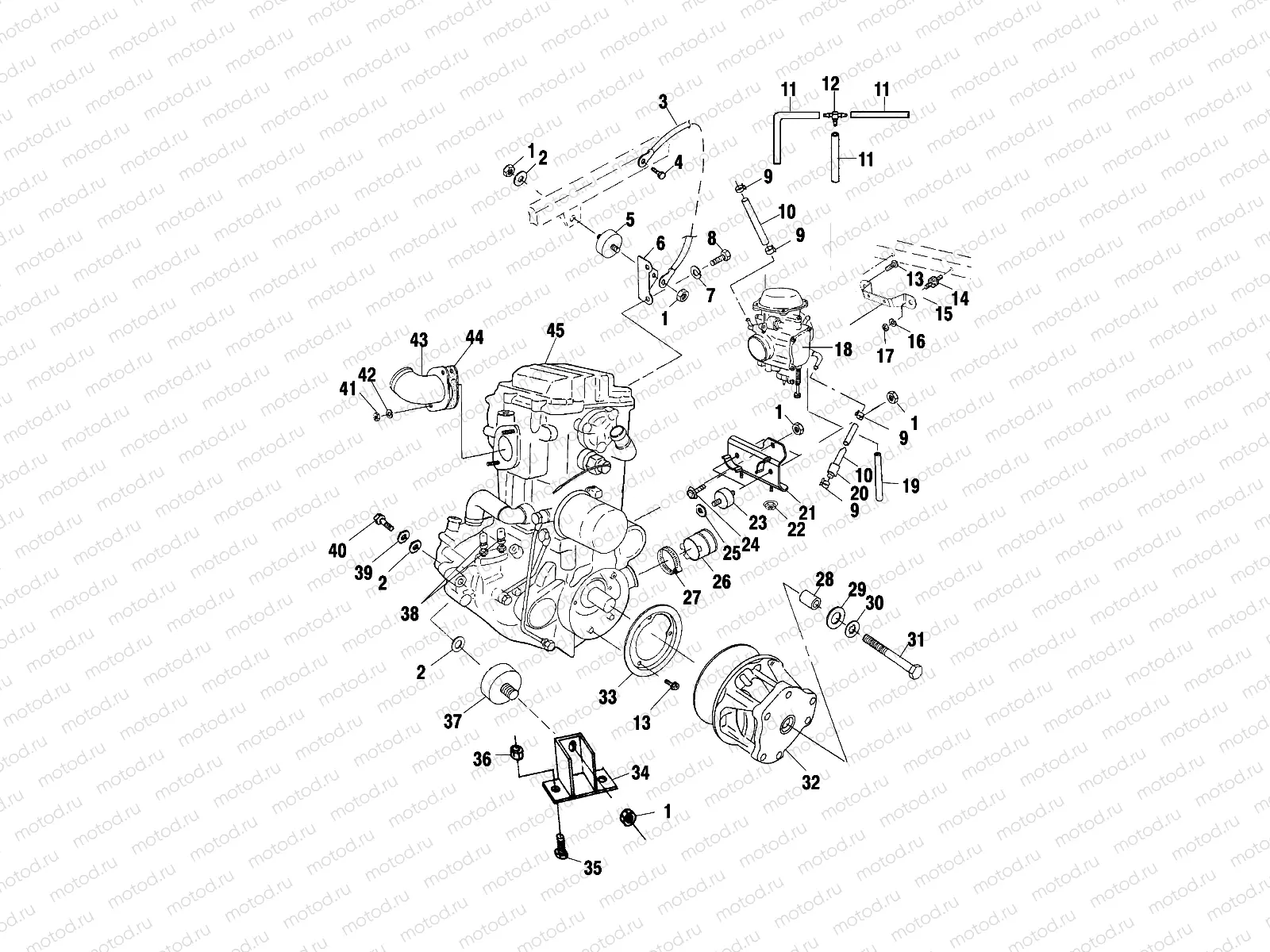 ENGINE MOUNTING - A00CL50AA (4954815481A011) | ENGINE MOUNTING - A00CL50AA (4954815481A011)