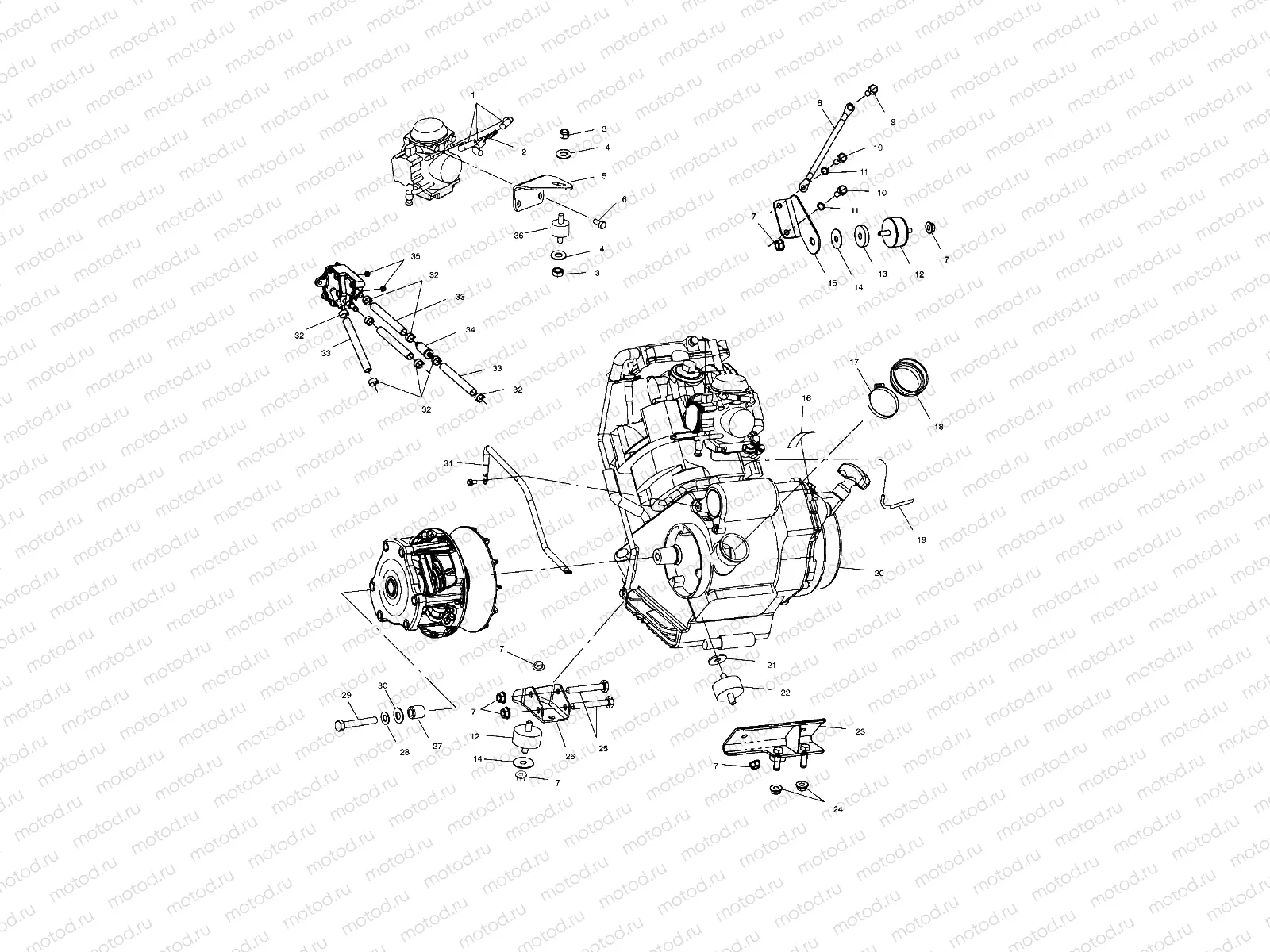 ENGINE MOUNTING - A01AA32AA (4963816381A007) | ENGINE MOUNTING - A01AA32AA (4963816381A007)