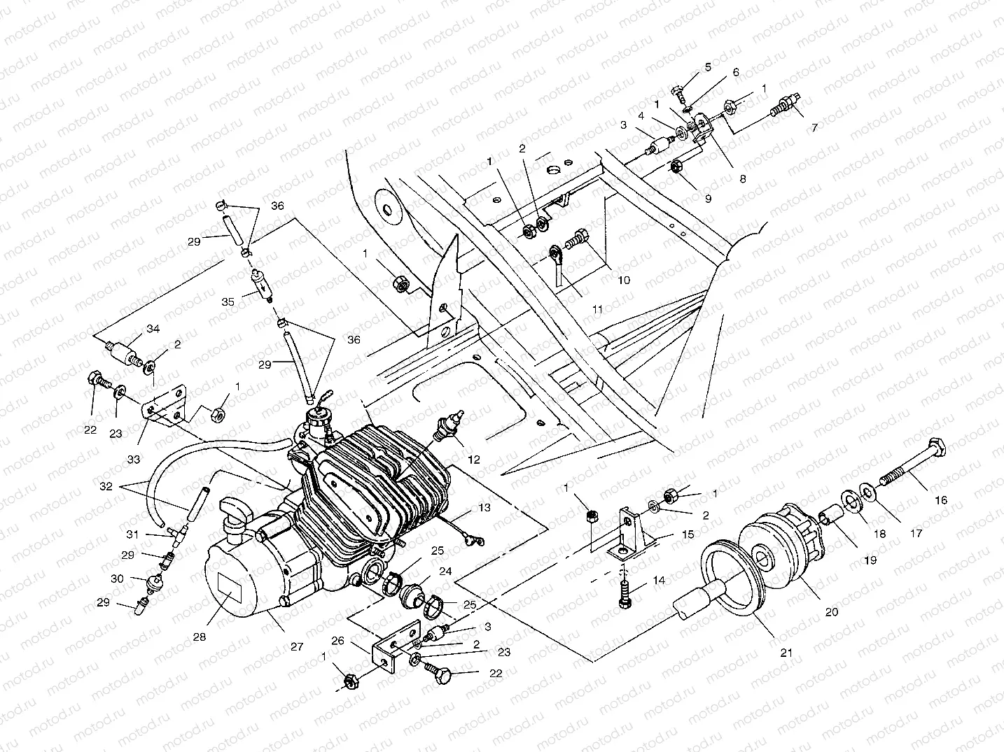 ENGINE MOUNTING - A01AG25CA (4963866386A007) | ENGINE MOUNTING - A01AG25CA (4963866386A007)