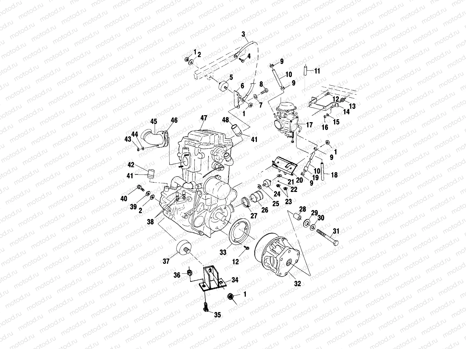 ENGINE MOUNTING - A02BG50AA/AC (4970027002A09) | ENGINE MOUNTING - A02BG50AA/AC (4970027002A09)