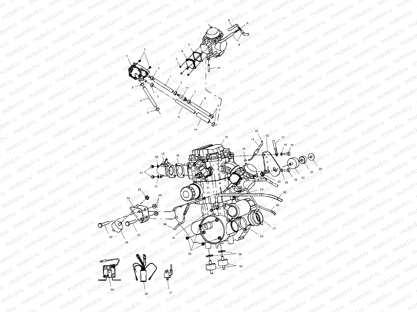 ENGINE MOUNTING - A02CD50AA/AB/FB (4970197019A13) | ENGINE MOUNTING - A02CD50AA/AB/FB (4970197019A13)