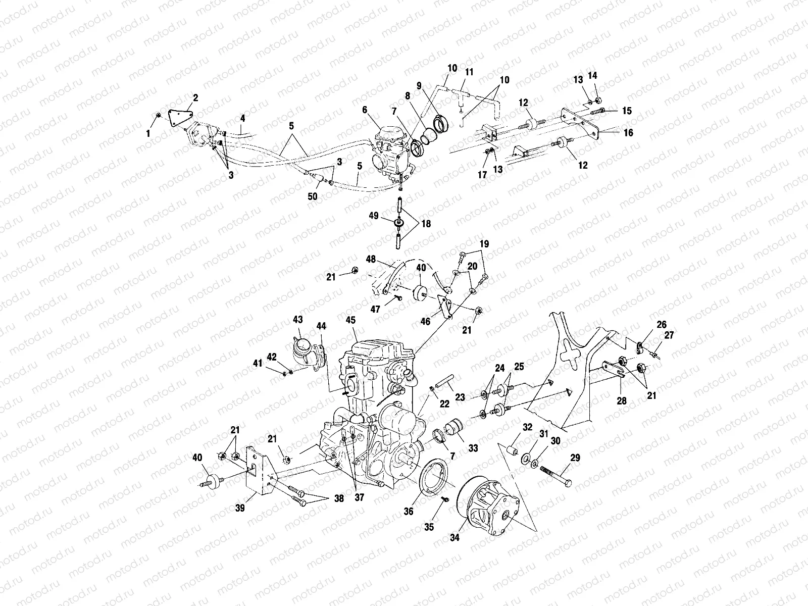 ENGINE MOUNTING - A02CH42AA (4968536853A13) | ENGINE MOUNTING - A02CH42AA (4968536853A13)